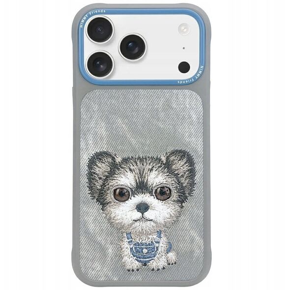 Etui Nimmy Big Eyed Pet 2.0 Dog do iPhone 17 szary