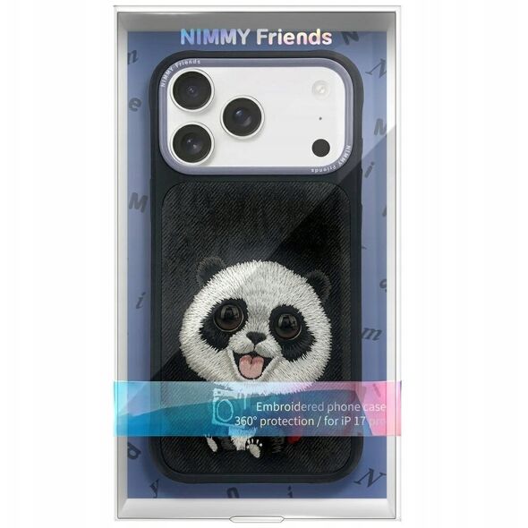 Etui Nimmy Big Eyed Pet 2.0 Panda do iPhone 17 czarny