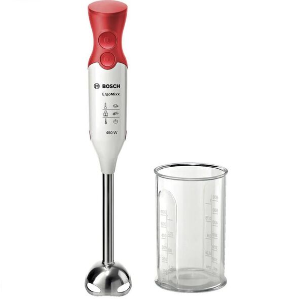Bosch Ergomixx Hand Blender White/Red (MSM64110) (BSHMSM64110) έως 12 άτοκες Δόσεις