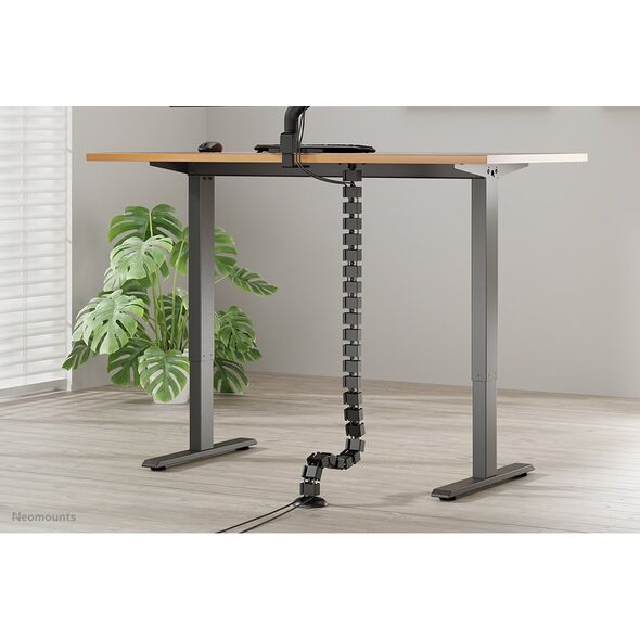 NEOMOUNTS Cable Spine Organizer for sit/stand desk frames screw mounted black