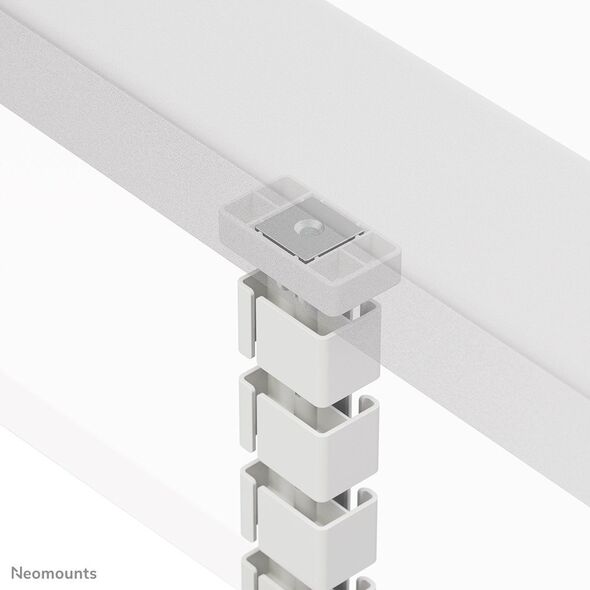 NEOMOUNTS Cable Spine Organizer for sit/stand desk frames magnet mounted white