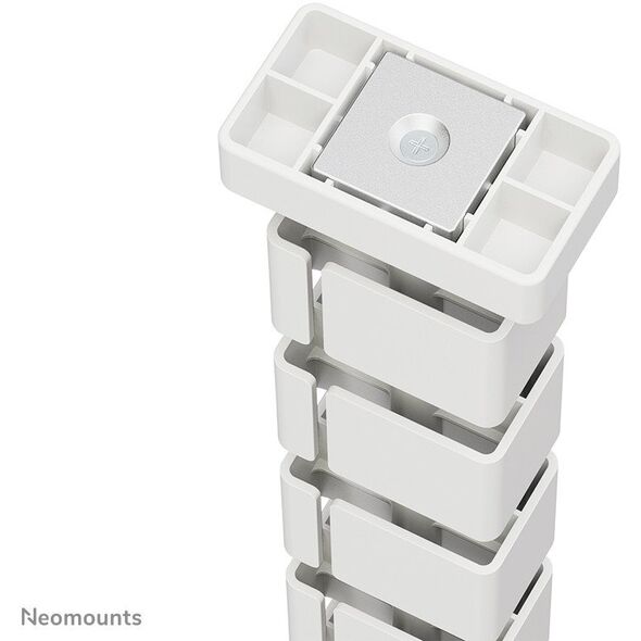 NEOMOUNTS Cable Spine Organizer for sit/stand desk frames magnet mounted white