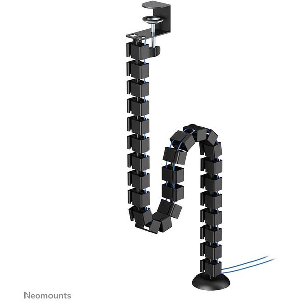 NEOMOUNTS Cable Spine Organizer for sit/stand desk frames clamp mounted black