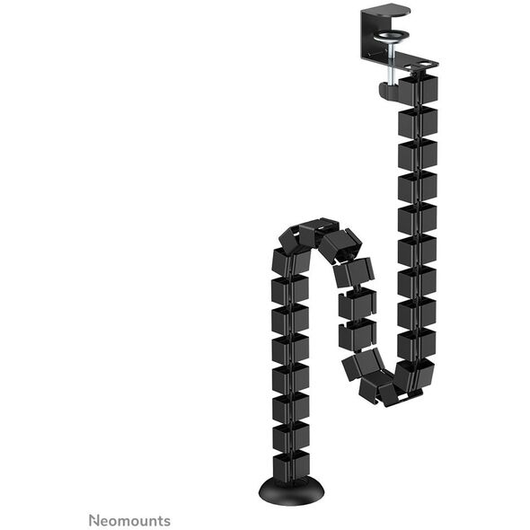 NEOMOUNTS Cable Spine Organizer for sit/stand desk frames clamp mounted black