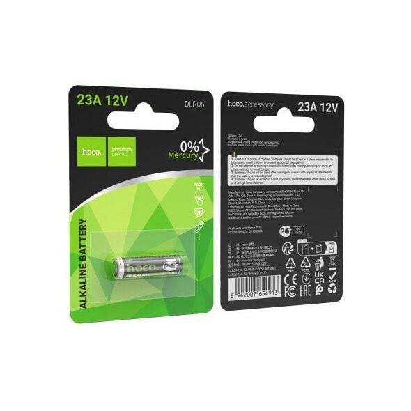 Μπαταρία 23A HOCO 12V DLR06 1 τεμ