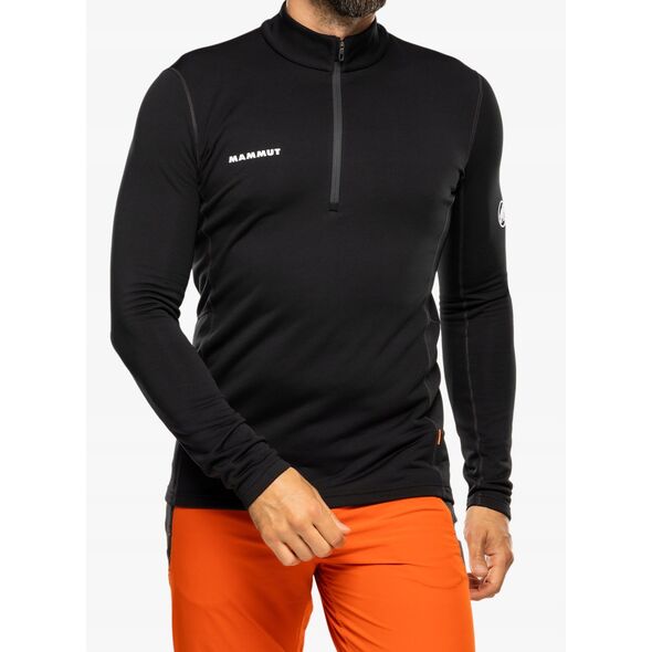 Bluza męska Mammut Aenergy ML Half Zip Pull - black