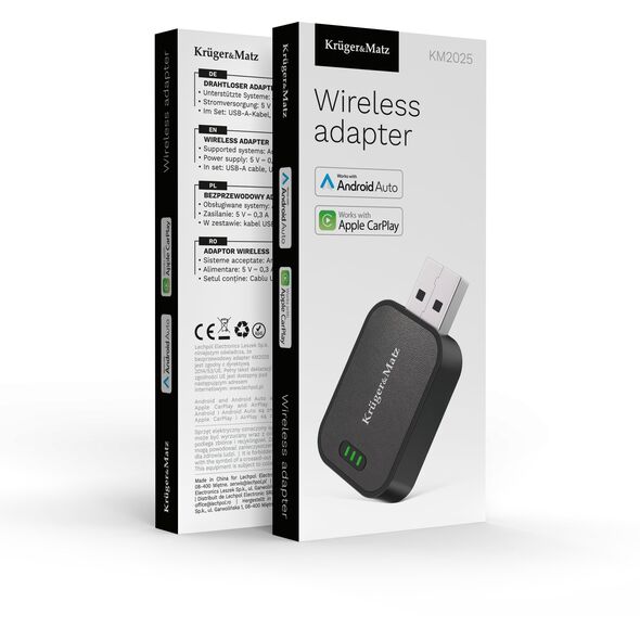 Adapter bezprzewodowy CarPlay - Android Auto HL-CP03