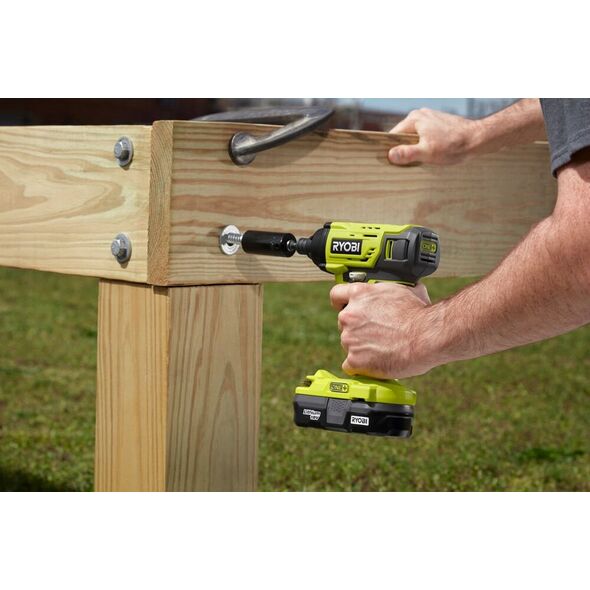 Ryobi ONE+ wiertarko- wkretarka + zakretarka z udarem + 2 akumulatory 2.0AH i ladowarka, zestaw