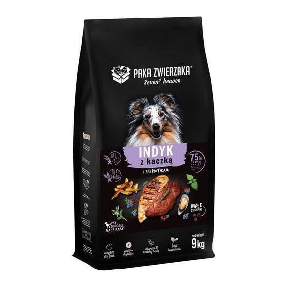 Paka Zwierzaka Paka Zwierzaka Karma Dla Psa Indyk z Kaczką Mini 9kg