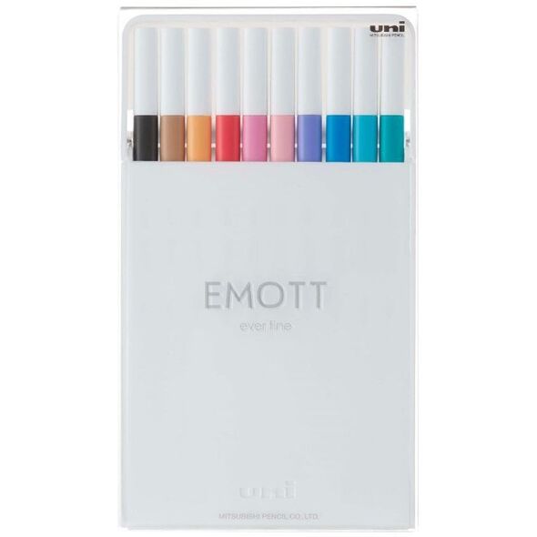 Σετ 10 τεμαχίων Emott fineliner, ανάμεικτα, αρ. 2