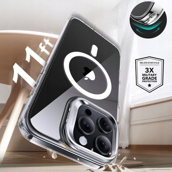 Etui ESR Classic Hybrid Kickstand MagSafe do Apple iPhone 17 Pro Max Clear