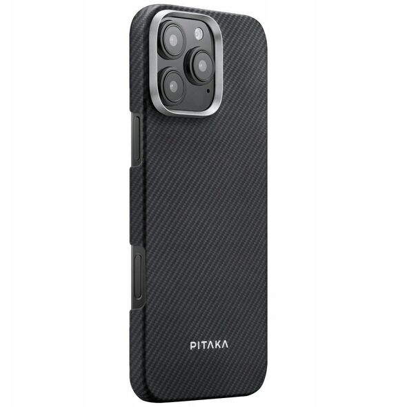 Case PITAKA Ultra-Slim MagSafe for iPhone 16 Pro Max black grey