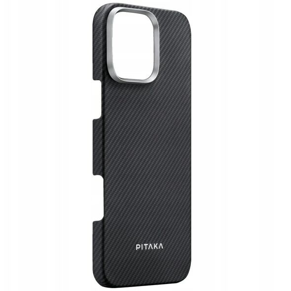 Case PITAKA Ultra-Slim MagSafe for iPhone 16 Pro Max black grey