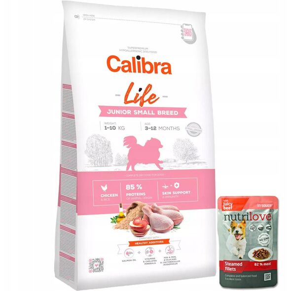 CALIBRA DOG life junior small&medium lamb 2,5kg