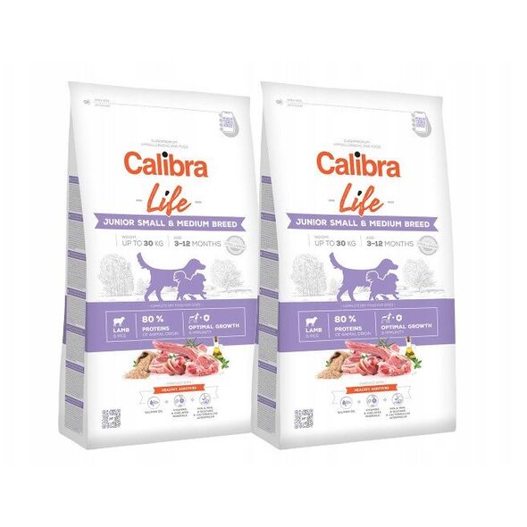 CALIBRA DOG life junior small&medium lamb 2,5kg