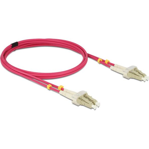 Delock Patchcord światłowodowy, LC/LC, 50/125µ, 1m, OM4 (84640)