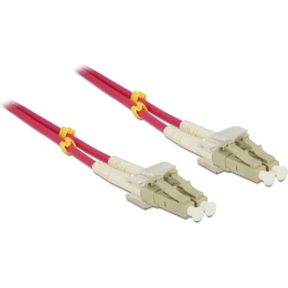 Delock Patchcord światłowodowy, LC/LC, 50/125µ, 1m, OM4 (84640)