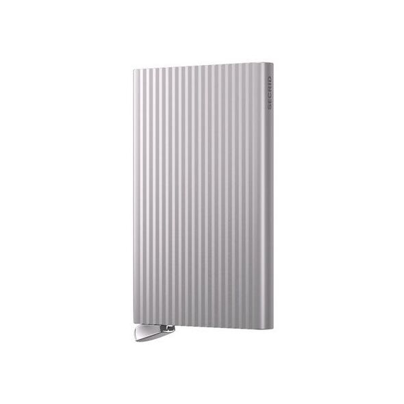 Secrid Cardprotector Fluted+ korttikotelo, hopea