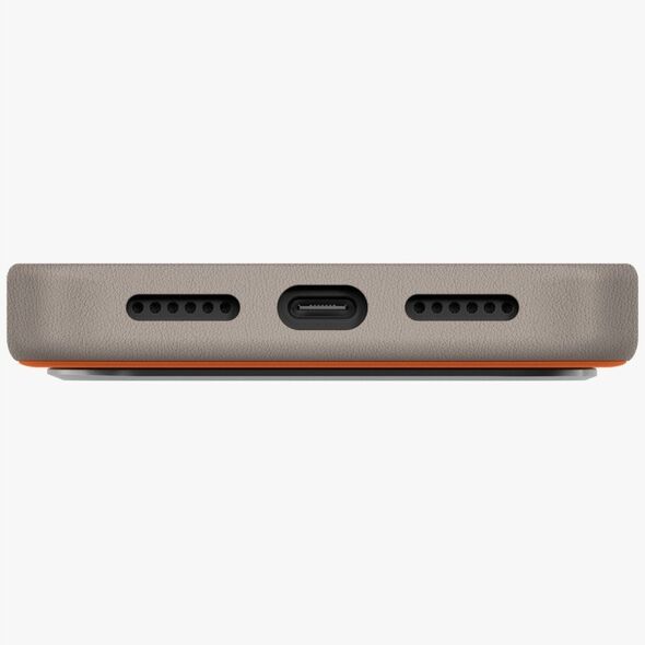 UNIQ Lyden DS Case for iPhone 17 Pro Max Magclick Charging Orange/Gray
