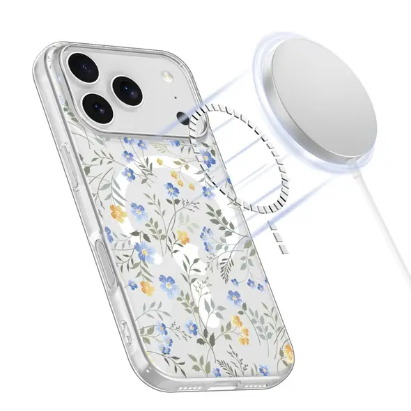 Etui Tech-Protect Flexair MagSafe do Apple iPhone 17 Pro Max Spring Flowers