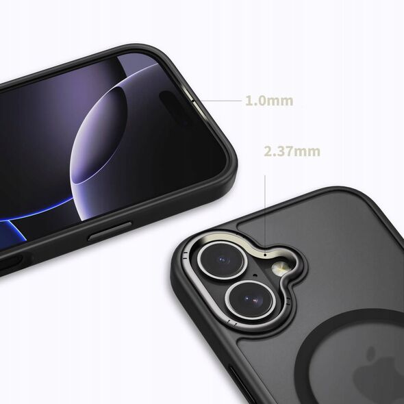 TECH-PROTECT MAGEDGE MAGSAFE IPHONE 17 MATTE BLACK/GUNMETAL