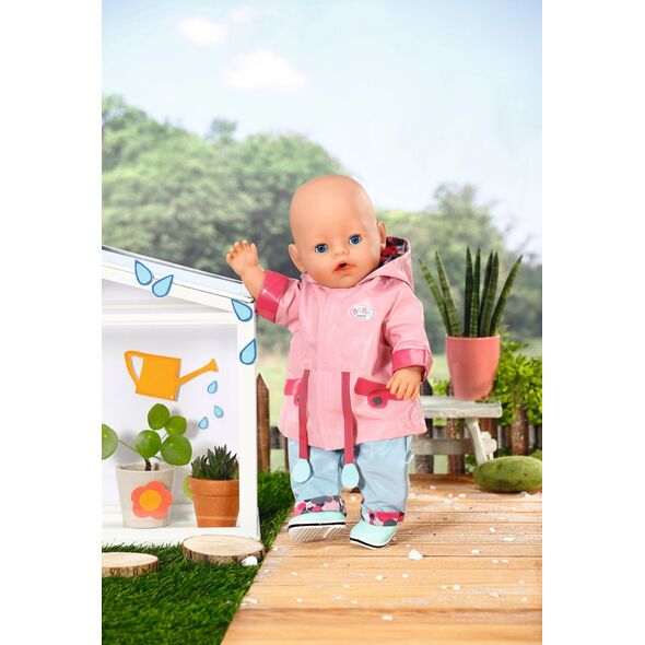 Zapf ZAPF Creation BABY born rain set 43cm, doll accessories (rain jacket, pants and rubber boots)
