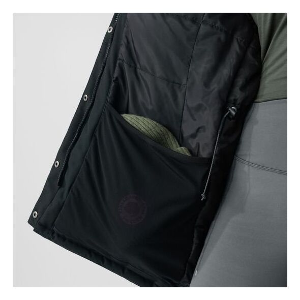 Kurtka nuuk parka women-550-black-l FJALLRAVEN
