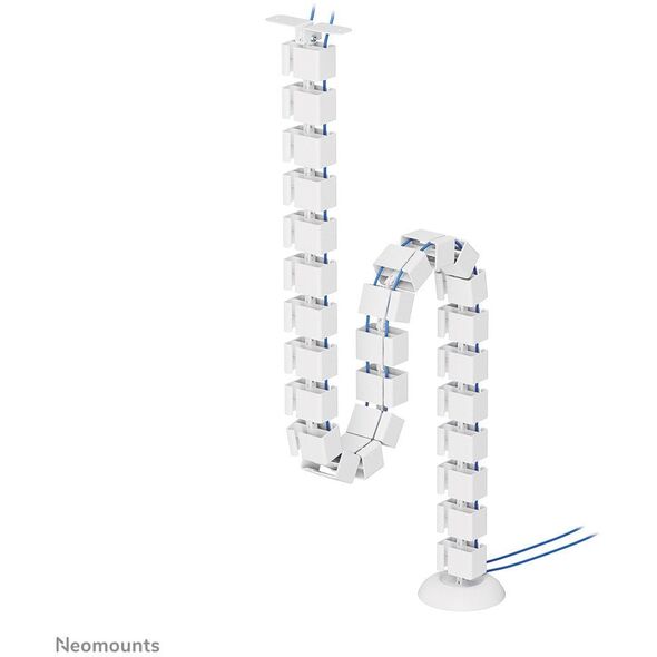 NEOMOUNTS Cable Spine Organizer for sit/stand desk frames screw mounted white