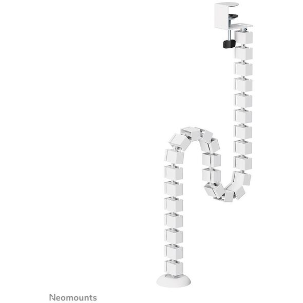 NEOMOUNTS Cable Spine Organizer for sit/stand desk frames clamp mounted white