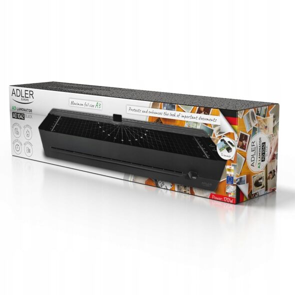 Laminator A3 | Laminacja na gorąco | Wbudowany trymer | Zestaw startowy w komplecie