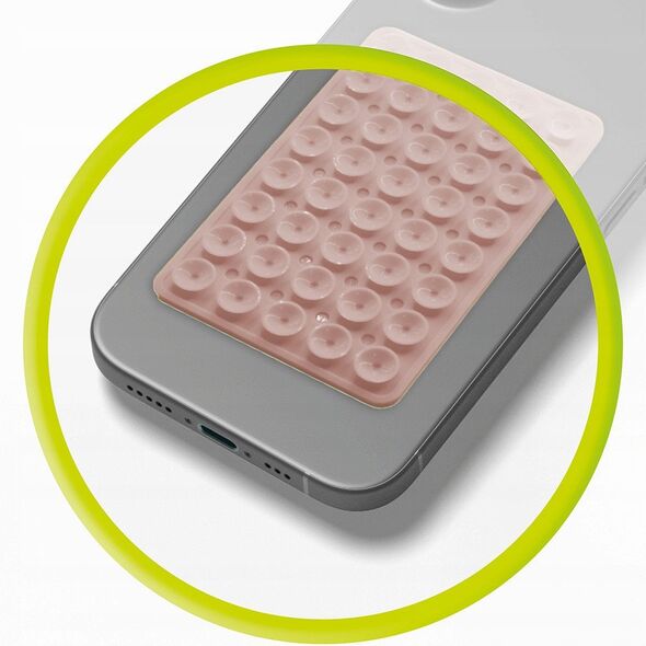 Mobile Origin Sticker Phone Mount O1, light pink