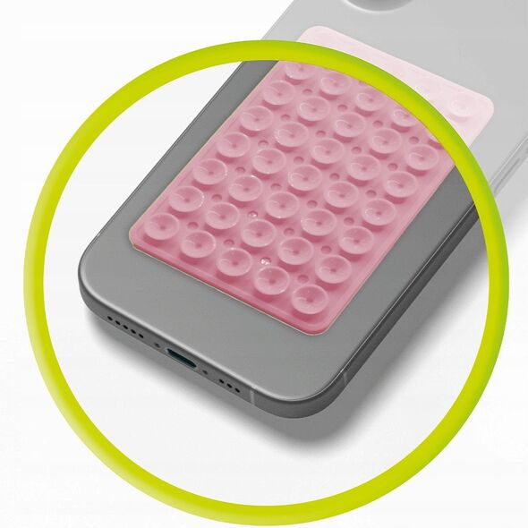 Mobile Origin Sticker Phone Mount O1, pink