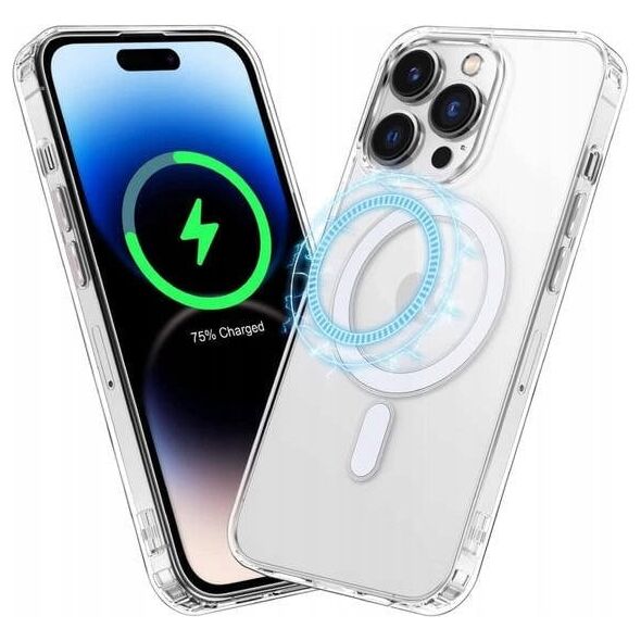 Nakładka Magsafe do iPhone 16 PRO transparentny