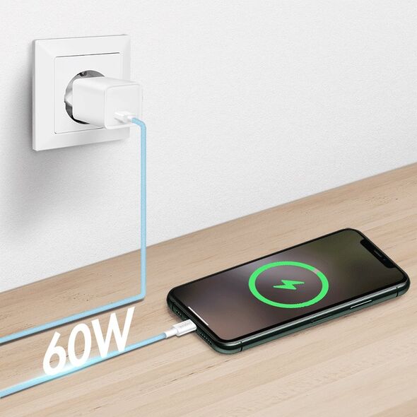 LogiLink USB-A - USB-C 1.5m w nylonowym oplocie niebieski