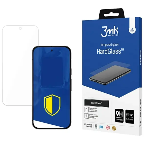 Szkło hartowane 3MK HardGlass do Google Pixel 9A