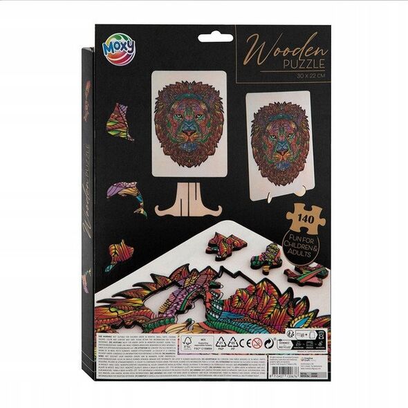 CCG puzzle drewniane lew 140el 400083 20676