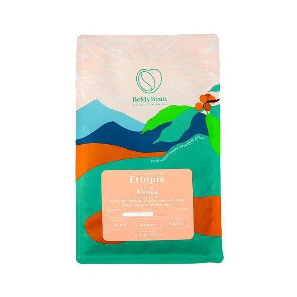 BeMyBean - kawa ziarnista Etiopia Konga Washed Filter 250 g