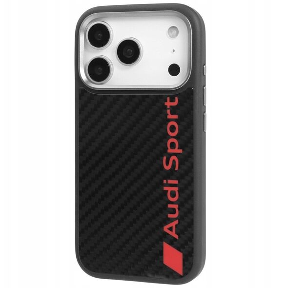 Case Audi R8 Carbon Fiber MagSafe for iPhone 17 Pro black