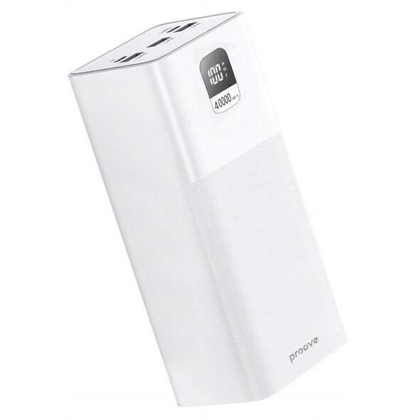 Mocny Powerbank Podróżny 40000mah 100w 3x Usb Usb-a 1x Usb-c Type-c Proove / Pbgi99320002 Giant / Biały