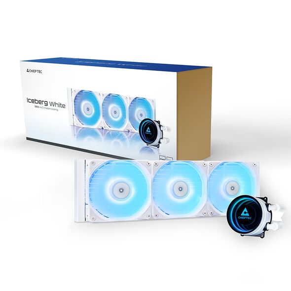 Chłodzenie wodne Chieftec Iceberg White 360 CLC-360-RGB-W 3x120mm PWM