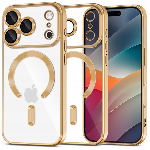 Etui Tech-Protect MagFlex MagSafe do Apple iPhone 17 Pro Max Shiny Gold