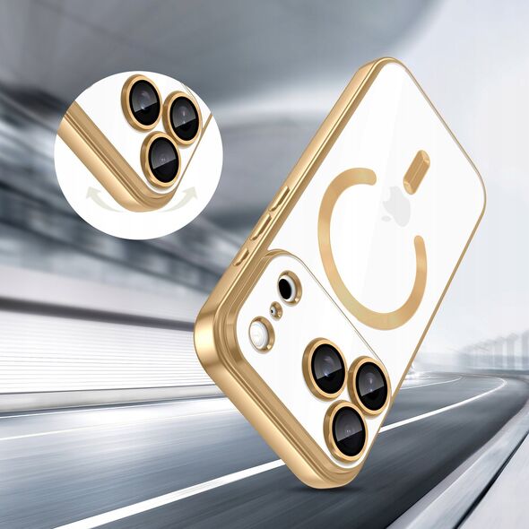 Etui Tech-Protect MagFlex MagSafe do Apple iPhone 17 Pro Max Shiny Gold