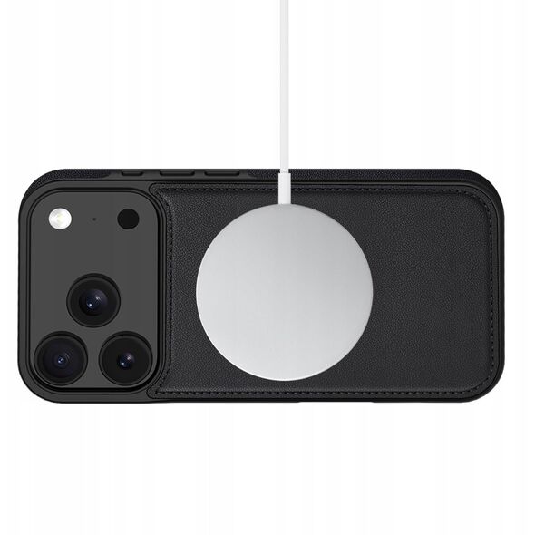 Etui z klapką Tech-protect Wallet MagSafe do Apple iPhone 17 Pro Max Matte Black