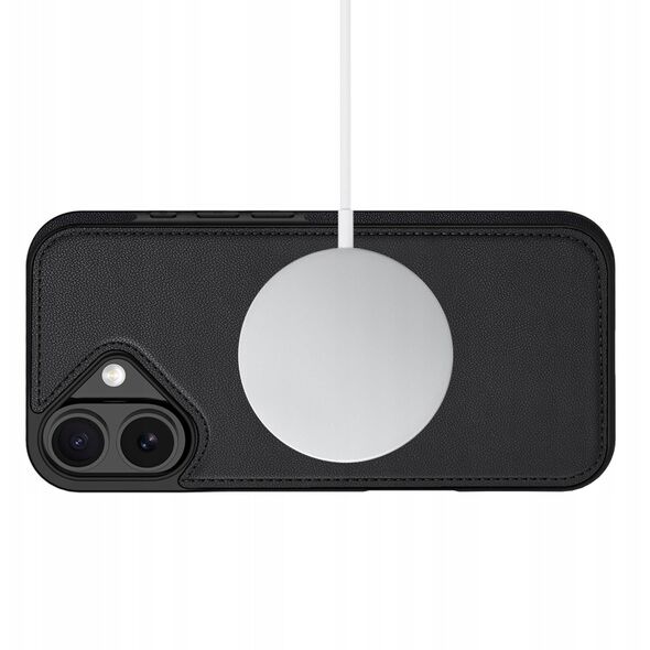 Etui z klapką Tech-protect Wallet MagSafe do Apple iPhone 17 Matte Black