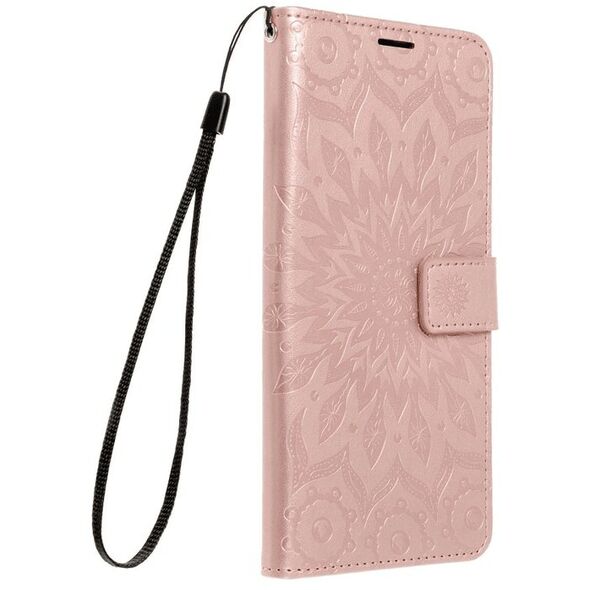Kabura MEZZO Book do OPPO RENO 14 / 14F mandala złoty róż