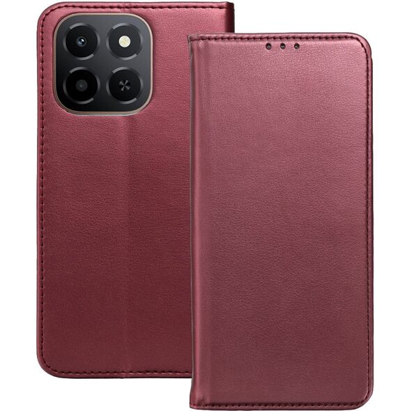 Kabura SMART MAGNETO do HONOR X6c burgundowy