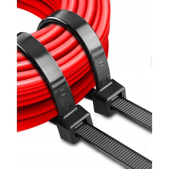 Nylonowe opaski zaciskowe Gtv HT2C714 4,8X370mm 100szt. czarny