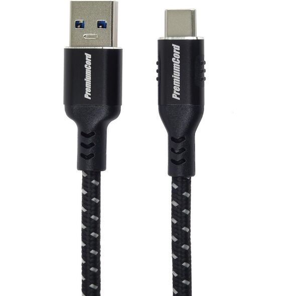 PREMIUMCORD Kabel USB-C na USB 3.0, 5Gbit/s, 1m