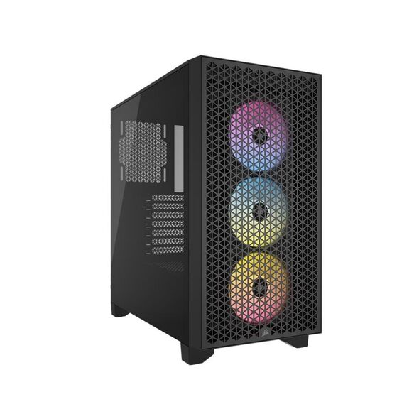 CORSAIR Case 3000D Airflow ΑRGB Mid-Tower Tempered Glass Black (CC-9011255-WW) (CORCC-9011255-WW) έως 12 άτοκες Δόσεις