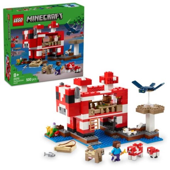 Lego Minecraft The Mushroom Cow House (21270) (LGO21270) έως 12 άτοκες Δόσεις